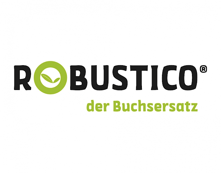ROBUSTICO® der Buchsersatz Logo